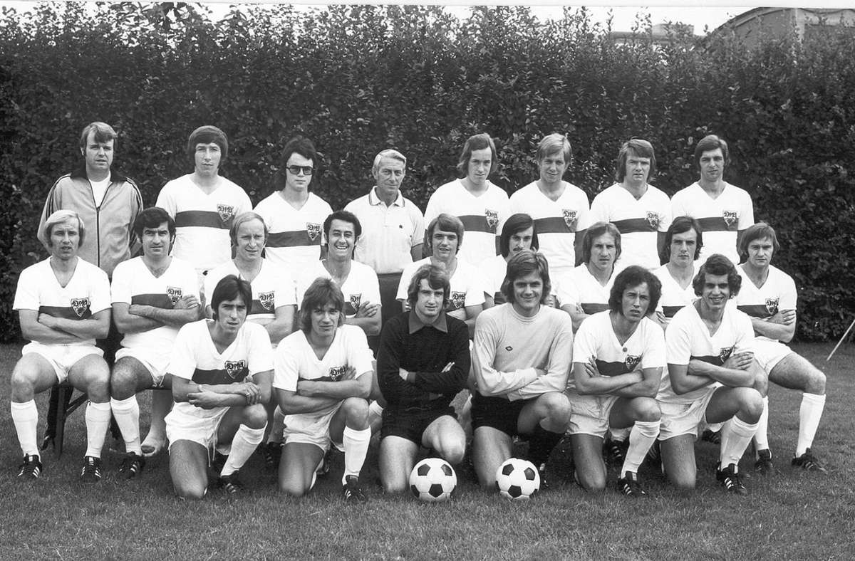 Der VfB vor der Saison 1972/1973.