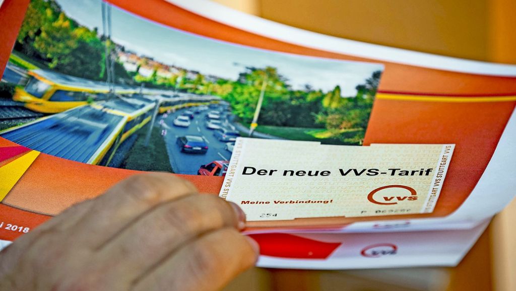 Fragen zur VVS-Tarifreform: Bei Zeitkarten könnte es Geld zurück geben