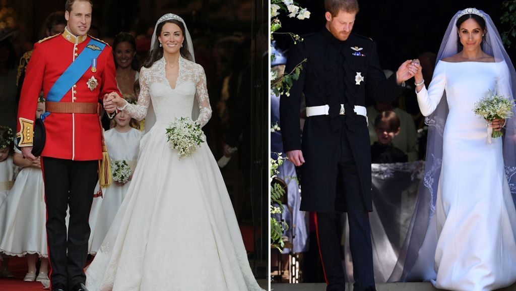 Royale Hochzeit: Meghans und Kates Brautkleider – ein Vergleich