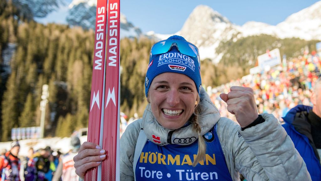 Biathlon-WM in Antholz: Ein Gin Tonic für Vanessa Hinz