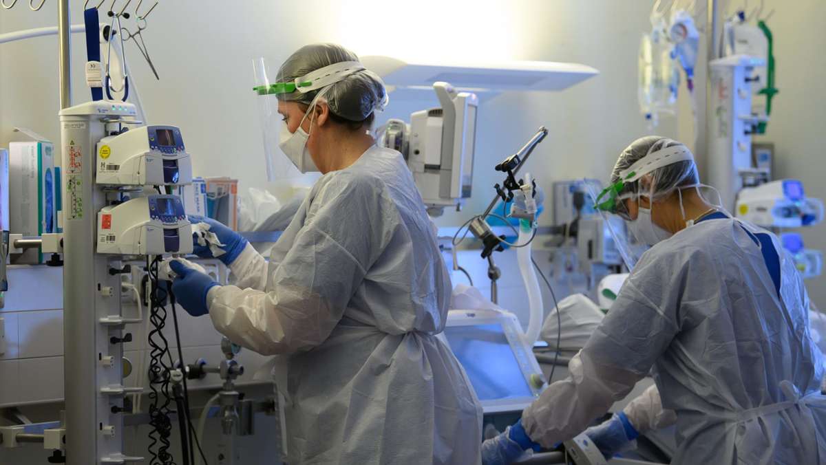 Corona-Patienten auf Intensivstationen: Schwelle zur Warnstufe gerissen
