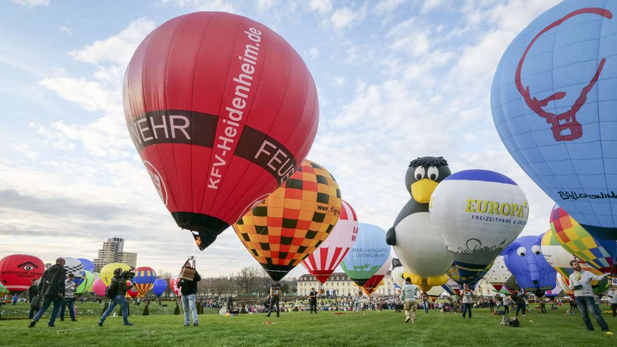 Ballonblühen in Ludwigsburg: Die schönsten Bilder vom Weltrekordversuch  im Blüba