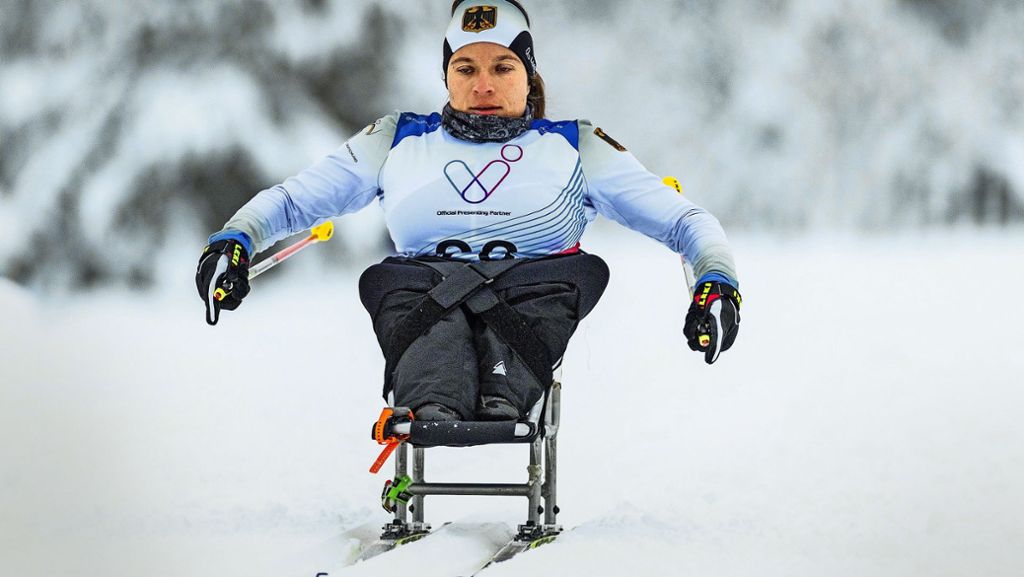 Para-Skisportlerin Anja Wicker: Vorkämpferin  im Sitzschlitten