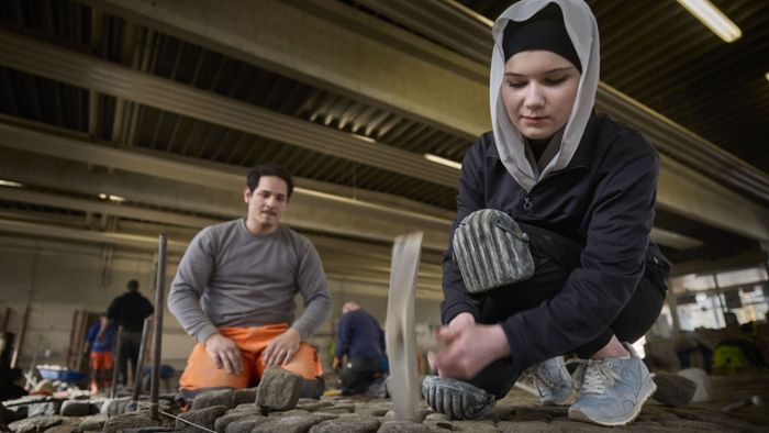 Bildungszentrum Bau Geradstetten: Jugendliche bekommen Einblicke in die Bauindustrie