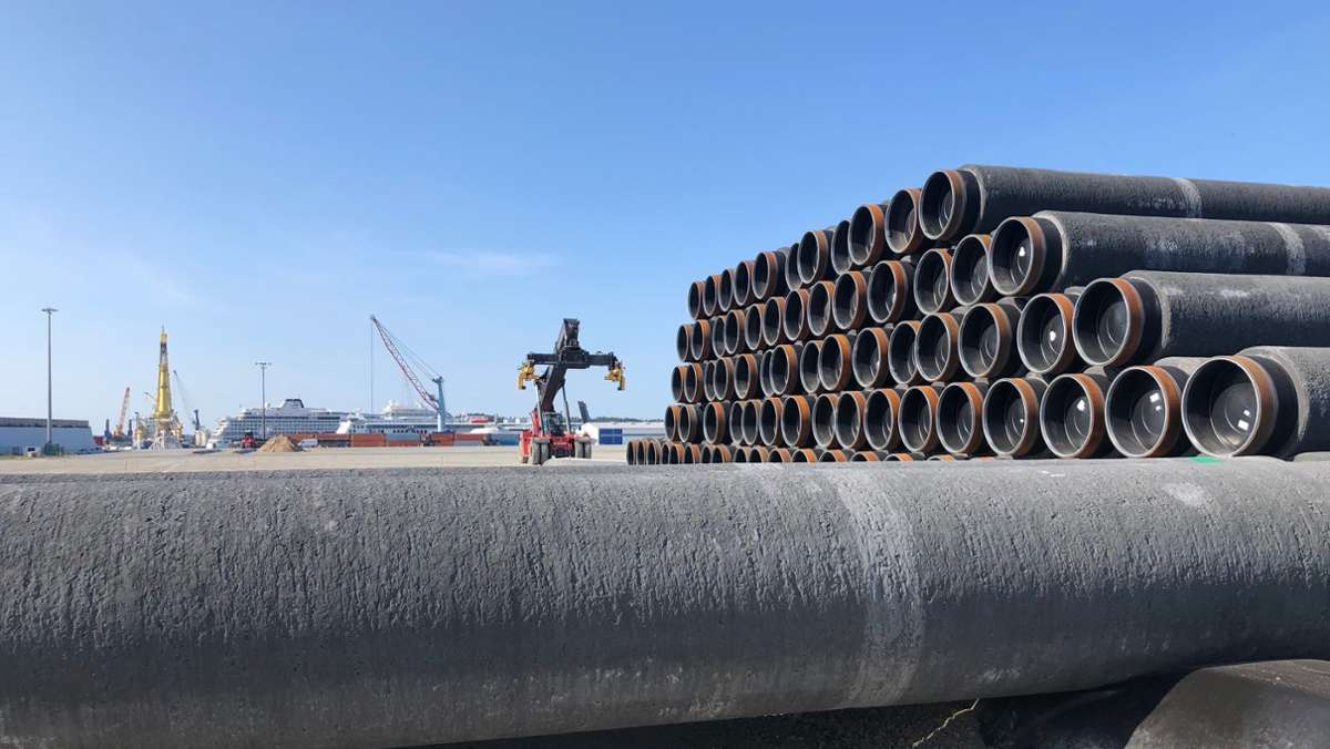 Umstrittene Gaspipeline: Rügen schaut  in die Röhre