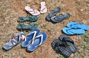 Flip Flops für Geflüchtete in Griechenland