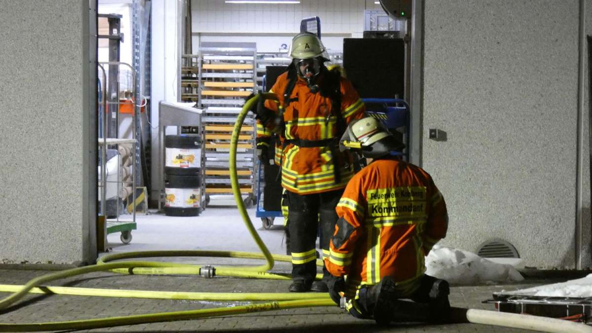 Brand in Kohlberg: Etagenofen in Bäckerei fängt Feuer