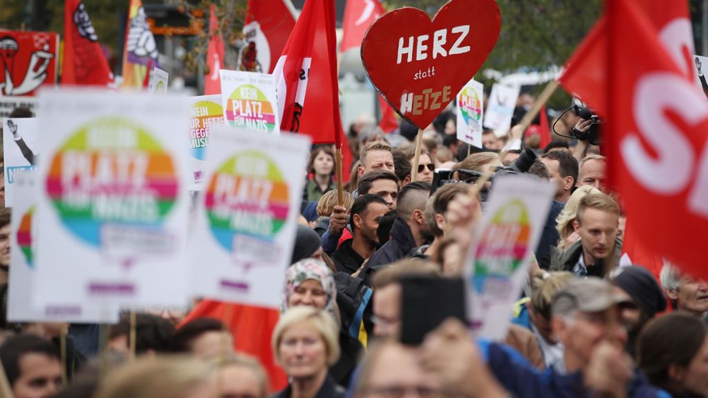 Nach Vorfällen in Chemnitz: „Herz statt Hetze“ – Kundgebungen gegen Rechts begonnen