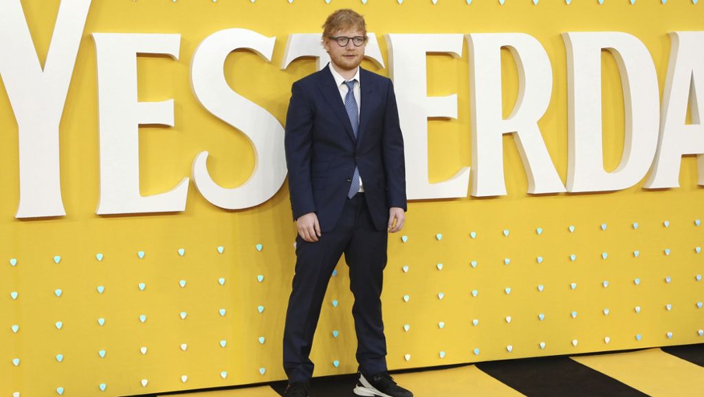 Ed Sheeran auf Londoner Filmpremiere: Bei  „Yesterday“ sind die Beatles plötzlich unbekannt