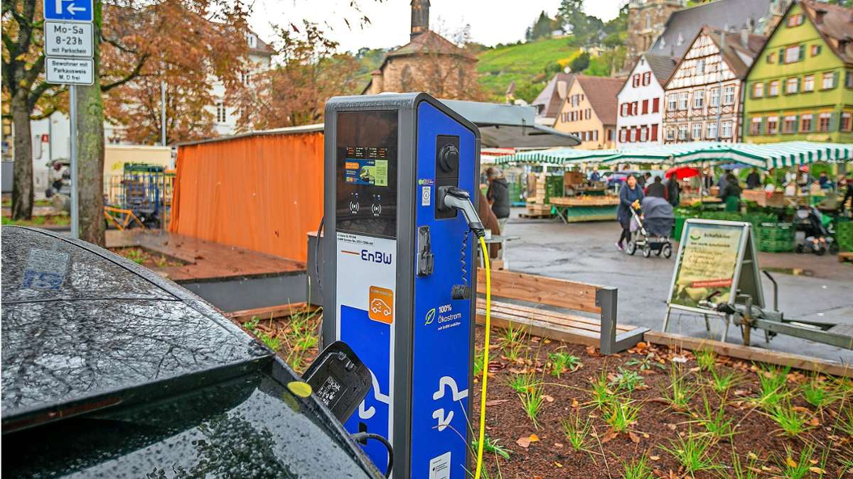 Ladeinfrastruktur für Elektroautos in Esslingen: Stadt will mehr Ladesäulen für E-Autos