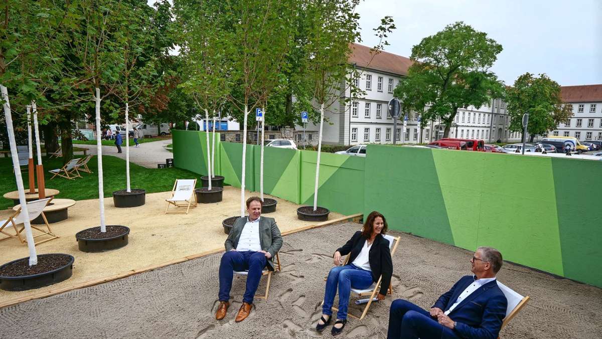 Stadtgestaltung in Ludwigsburg: Chillen auf dem Arsenalplatz