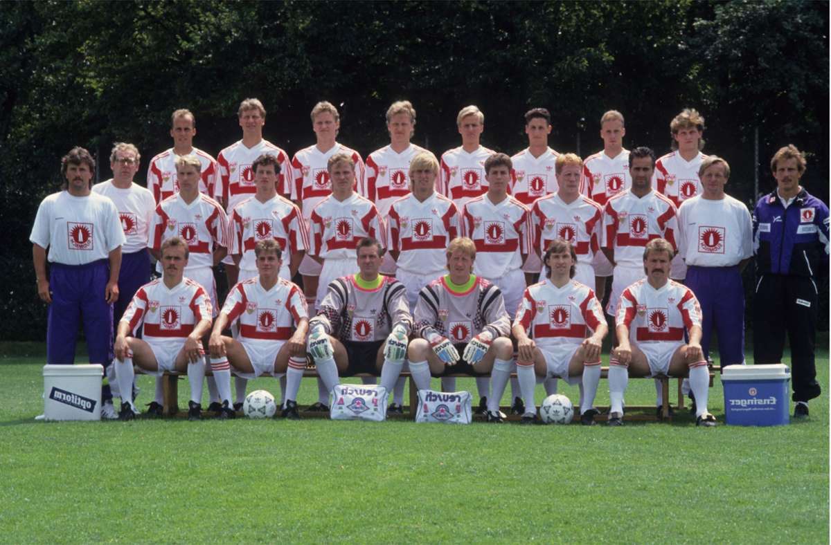 Foto zum Start, Titel am Ende: Der VfB 1991/1992.