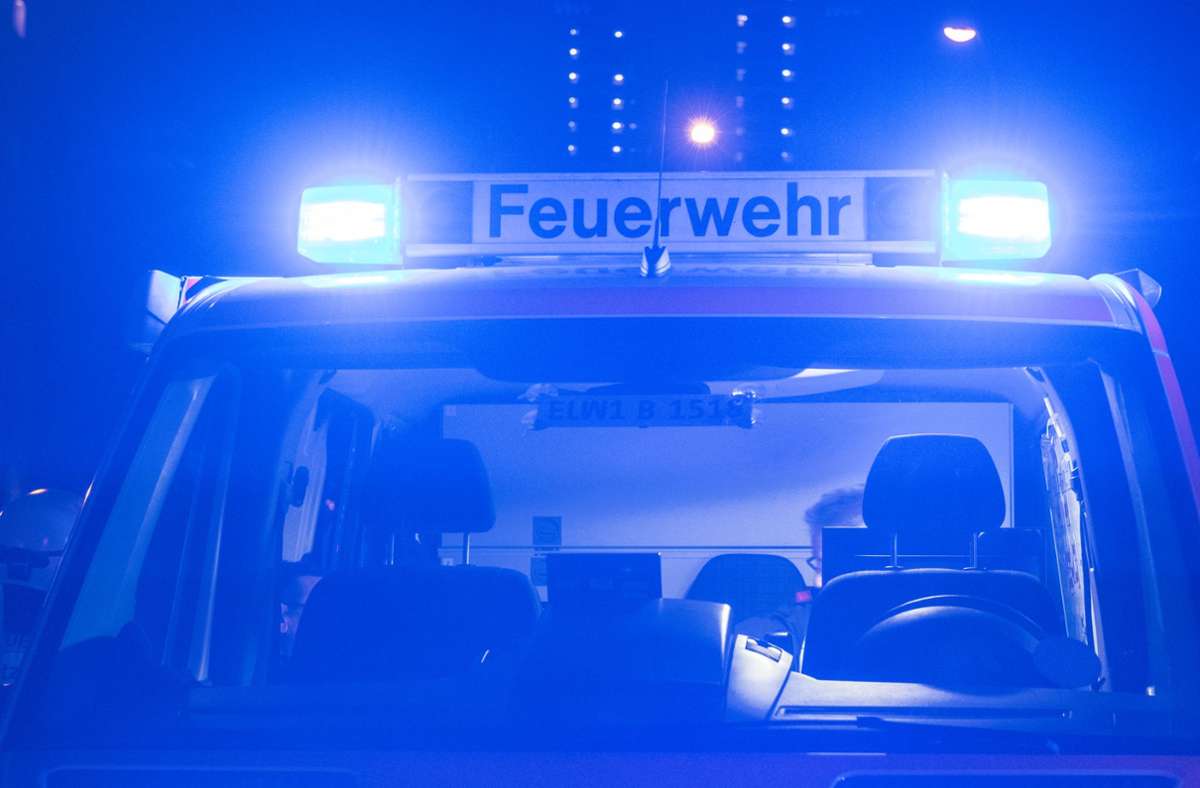 42 Feuerwehrleute waren in der Nacht auf Freitag in Bönnigheim im Einsatz. Foto: dpa Foto:  
