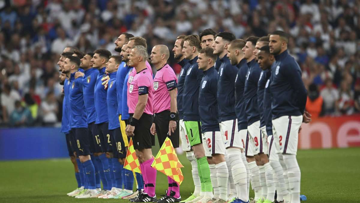 England bei der EM 2021: Buhrufe vor EM-Finale gegen italienische Hymne