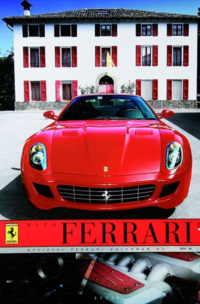 Titelseite des Ferrari-Kalenders 2001