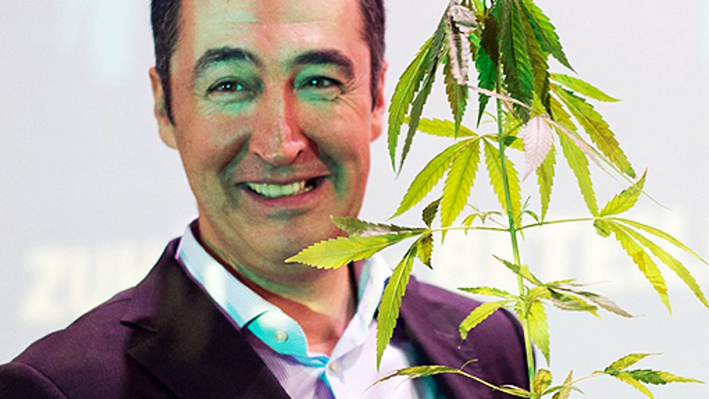  Der Grünen-Parteichef Cem Özdemir wirbt bei Facebook für eine Cannabis-Legalisierung. Doch nicht alle Nutzer sind von der Drogen-Kampagne begeistert. 