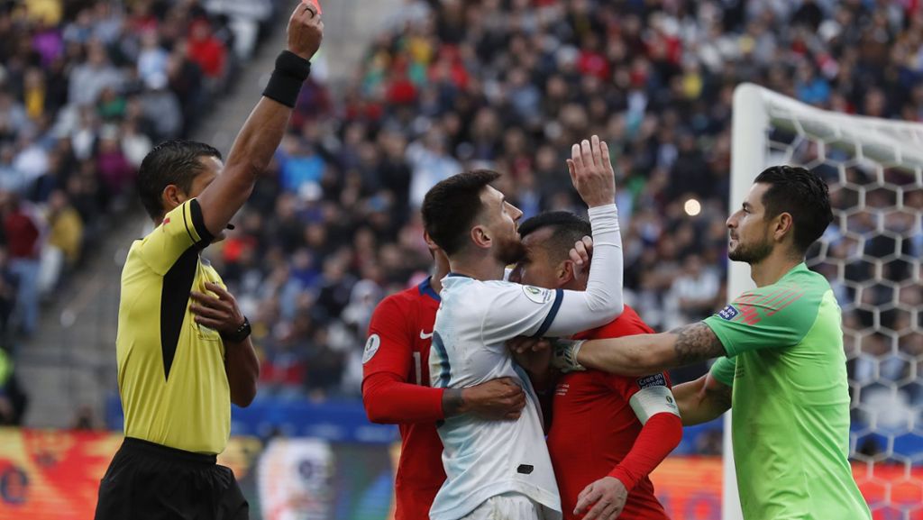 Copa America: Argentinien wird Dritter – Messi sieht Rot