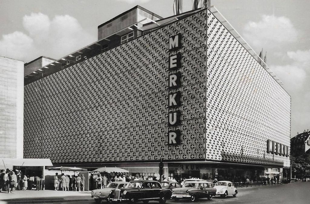 Das Kaufhaus Merkur in den 1960ern.