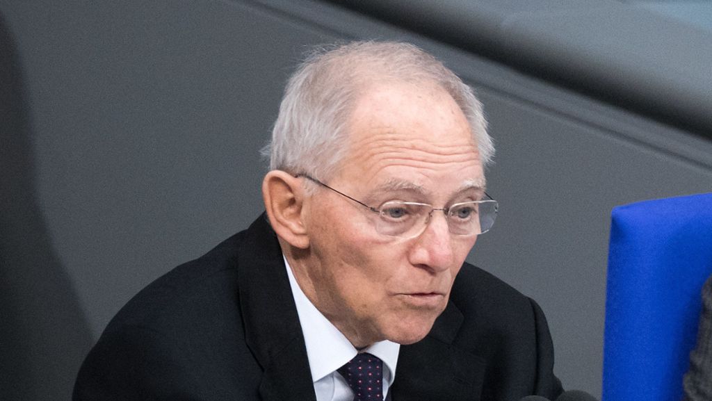 Bundestag debattiert über Bluttests: Rabiater Wolfgang Schäuble verärgert die Abgeordneten