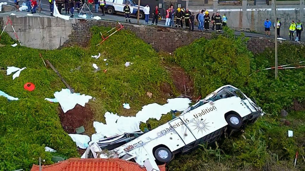 Busunglück auf Madeira: Mindestens 29 Menschen sterben – darunter vermutlich viele Deutsche