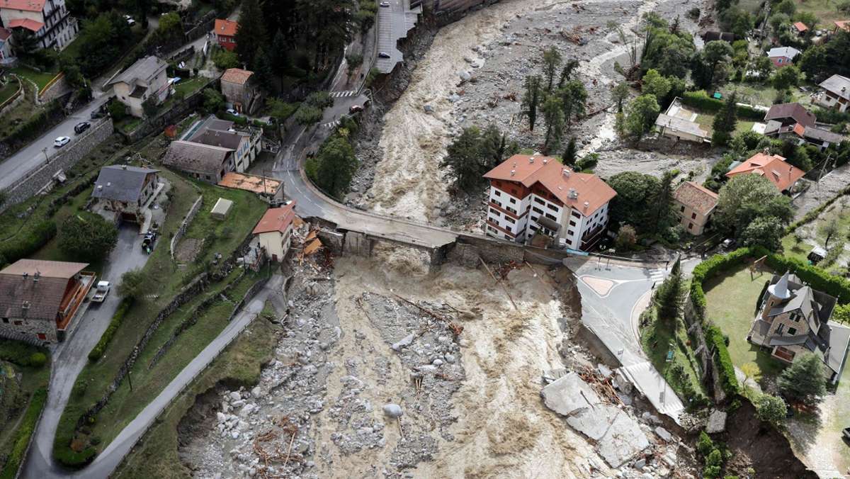 Norditalien und Frankreich: Großes Aufräumen nach schweren Unwettern