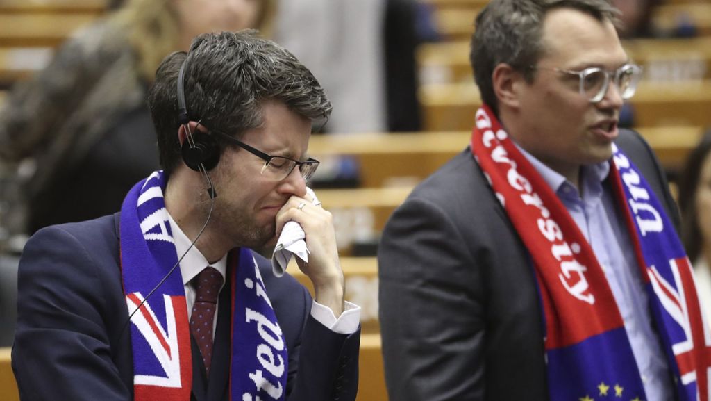Brexit-Tränen im Europaparlament: Sag zum Abschied leise „Farewell“