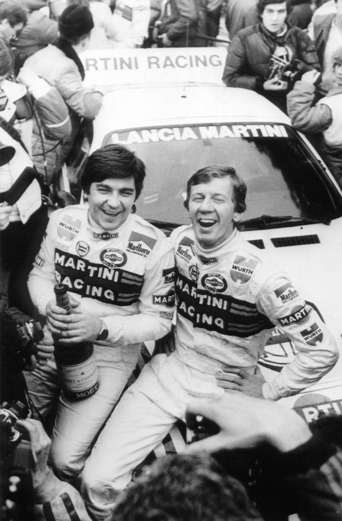 1983 – der dritte Sieg von Walter Röhrl (re.) bei der Rallye Monte Carlo mit seinem Beifahrer Christian Geissendörfer