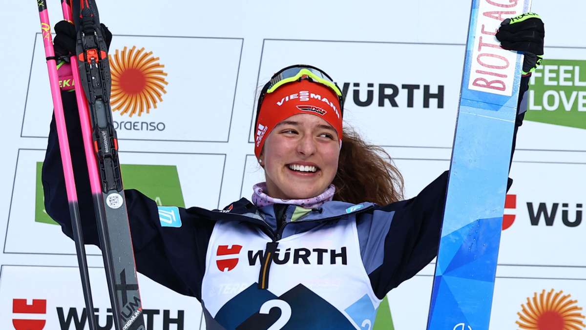 Nordische Ski-WM: Nathalie Armbruster ergattert Silbermedaille