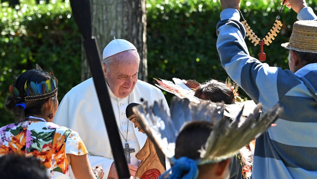 Amazonas-Synode im Vatikan: Indigene Statuen in den Tiber geworfen