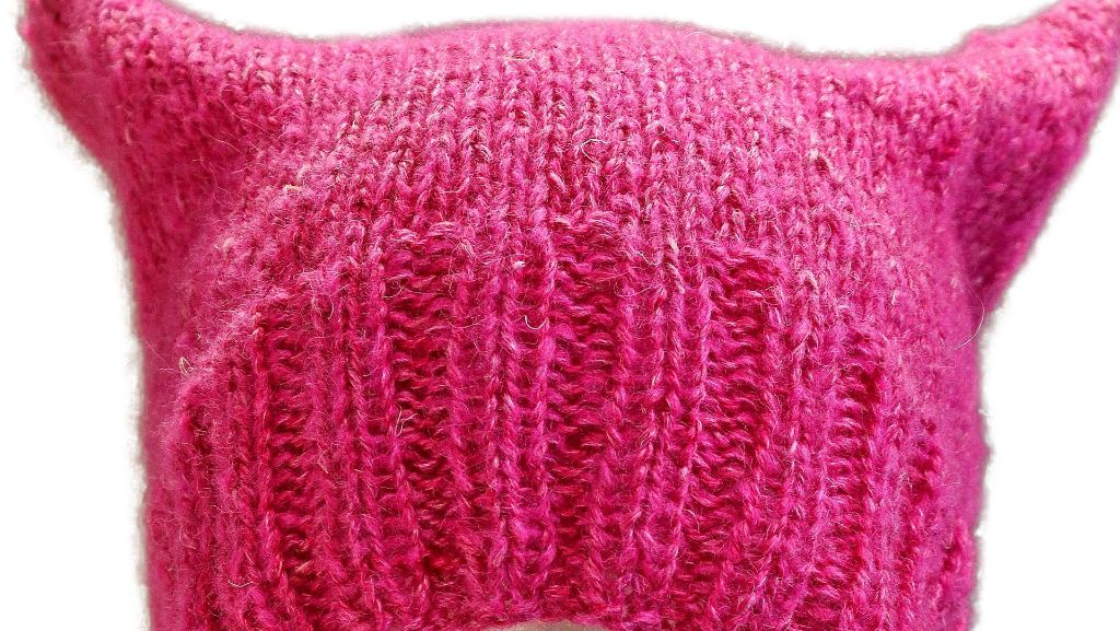 Pinkfarbene Demonstration gegen Donald Trump: Die Pussyhat aus  Washington  wird in  Ditzingen Mode