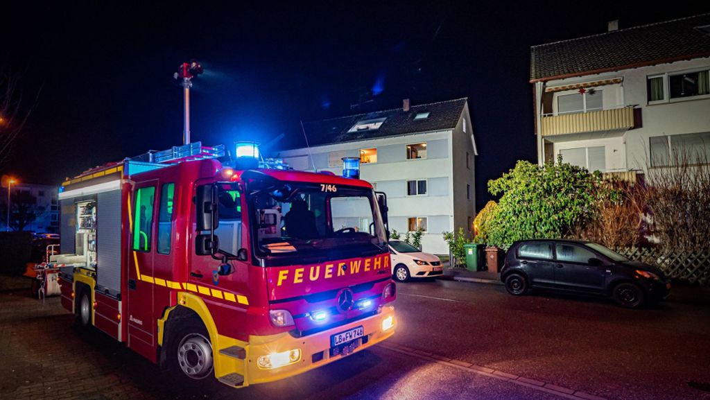 Feuerwehreinsatz in Ludwigsburg: Kohlenmonoxid in Mehrfamilienhaus ausgetreten – vier Verletzte