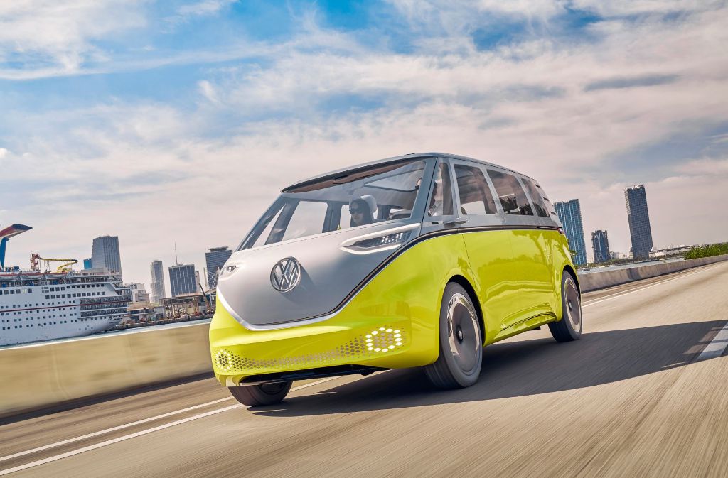 600 Kilometer Reichweite soll der Elektro-Bulli laut Volkswagen haben.