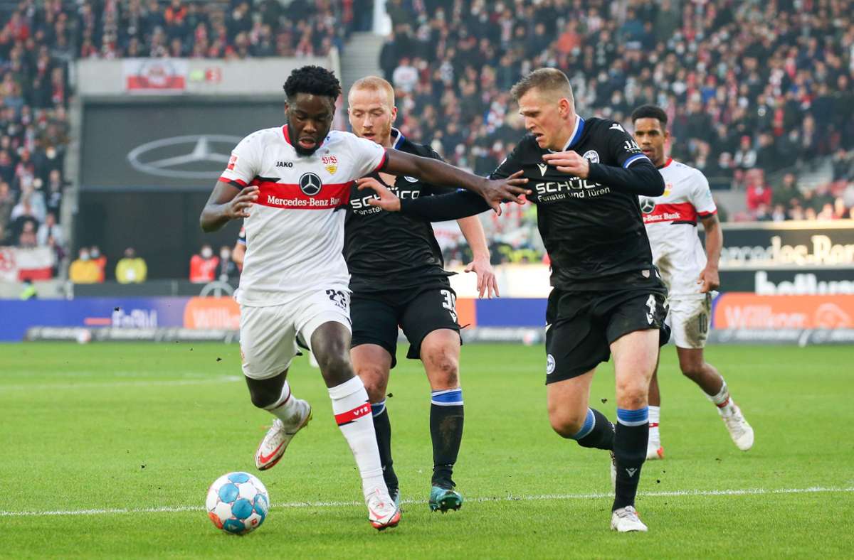 Der VfB verliert das Heimspiel in Stuttgart. Foto: Pressefoto Baumann/Alexander Keppler