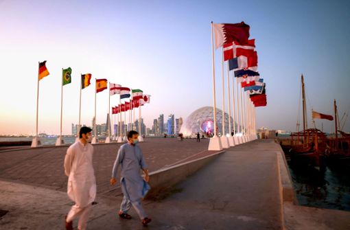 Die Fußball-Weltmeisterschaft 2022 wird in Katar unter anderem in Doha stattfinden (Archivbild). Foto: dpa/Christian Charisius