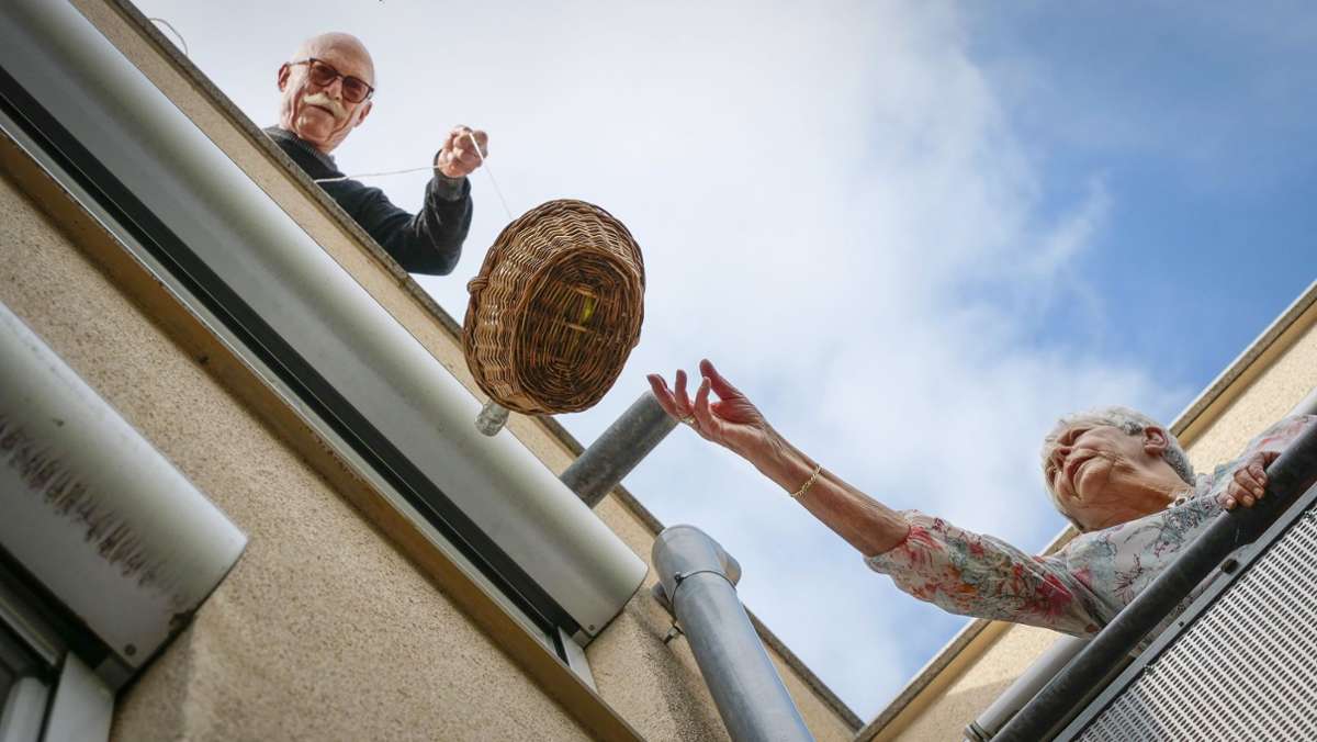 Nachbarschaftschor in Asperg: Zuversicht vom Balkon