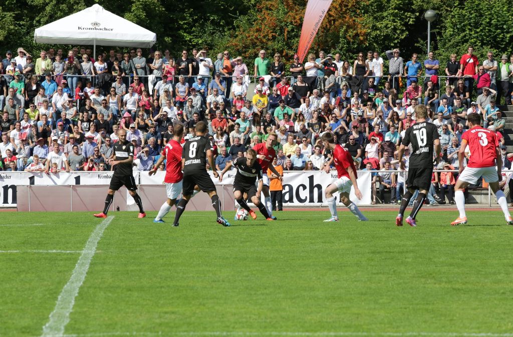 Am 17. August 2014 war der VfB Stuttgart zu Gast.