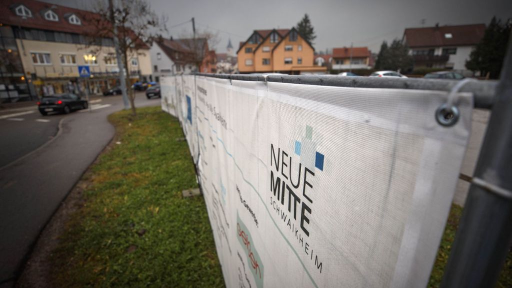 Neubauprojekt  in Schwaikheim: Startschuss für die neue Mitte