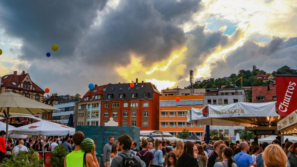 Gute-Nacht-Geschichte vom Marienplatzfest: Peace and Love im Stuttgarter Süden