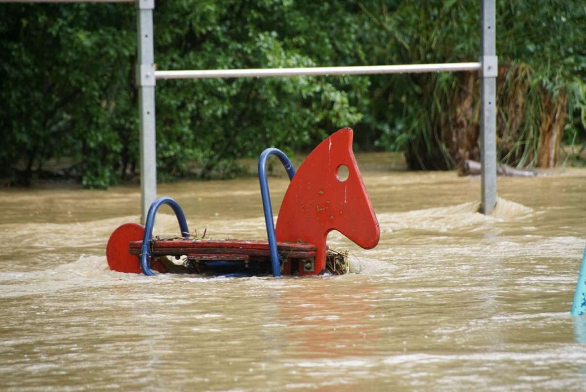Hochwasser in Wernau