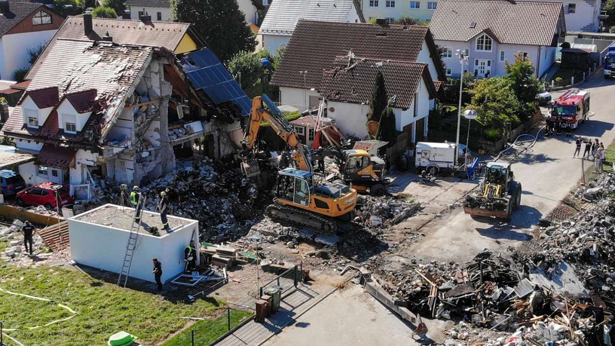 Rohrbach in Oberbayern: Viele offene Fragen nach Hausexplosion
