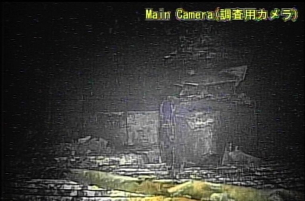 Bilder aus dem Inneren des Unglückreaktors in Fukushima.
