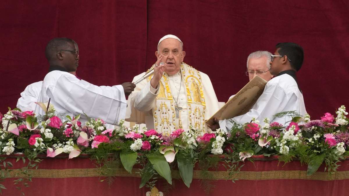 Urbi et Orbi: Warum so viel Tod? - Papst mahnt an Ostern zu Frieden