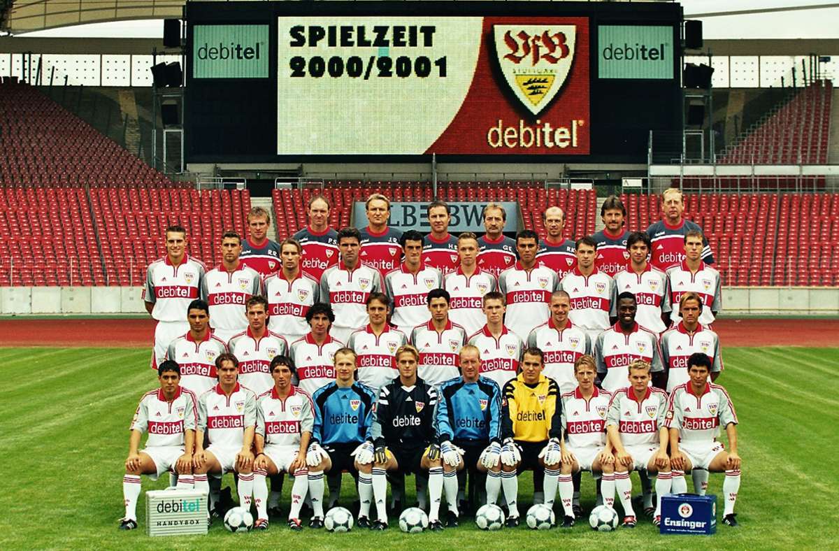 Mit Trainer Ralf Rangnick ging der VfB in die Saison 2000/2001.