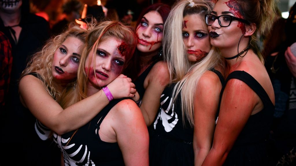Halloween-Partys: Stuttgart von Untoten überrannt