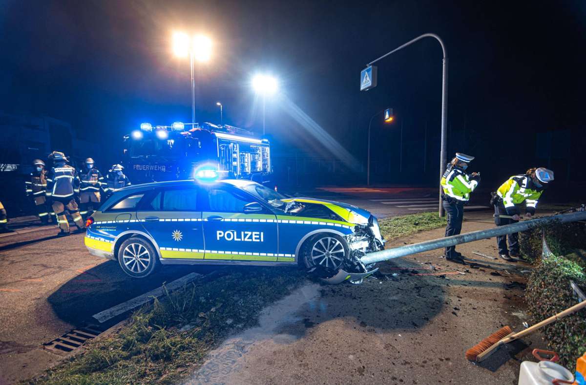 Weitere Bilder des Unfalls in Wendlingen.