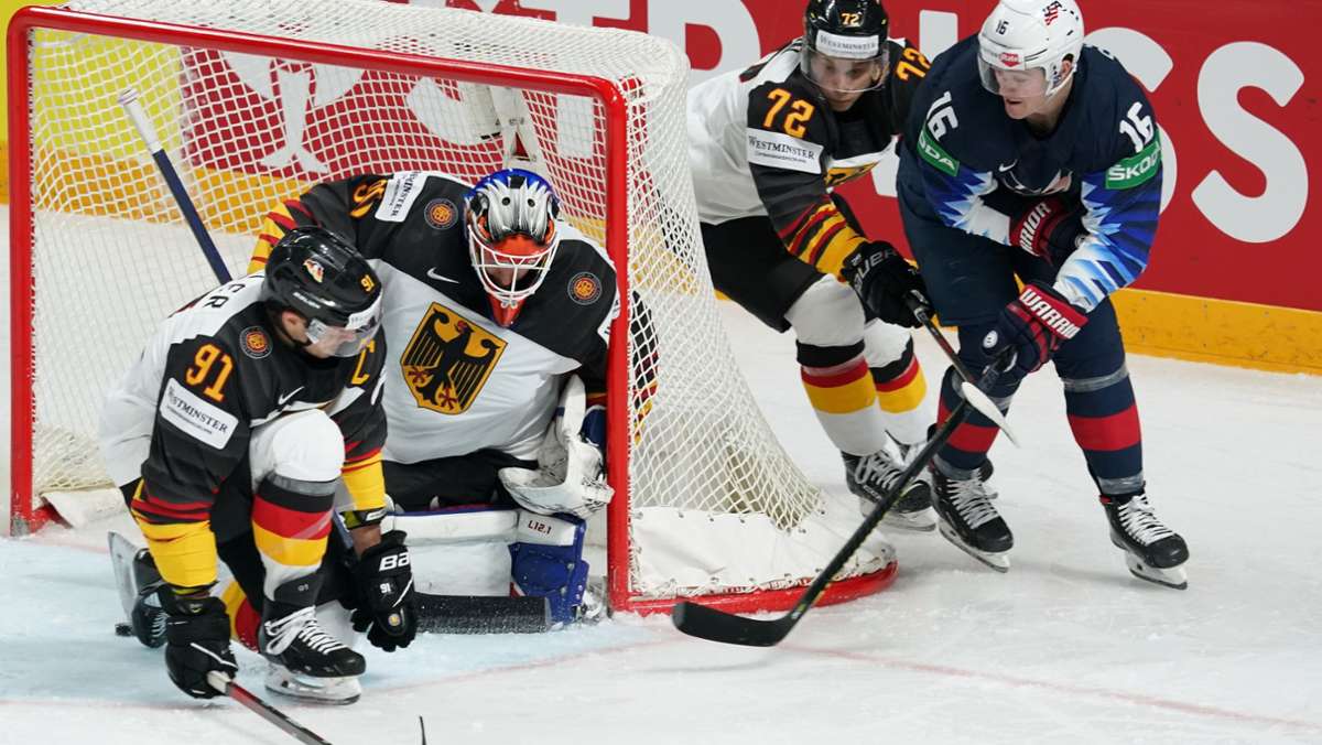 Eishockey-WM in Riga: Deutschland zittert nach Pleite um das Viertelfinale