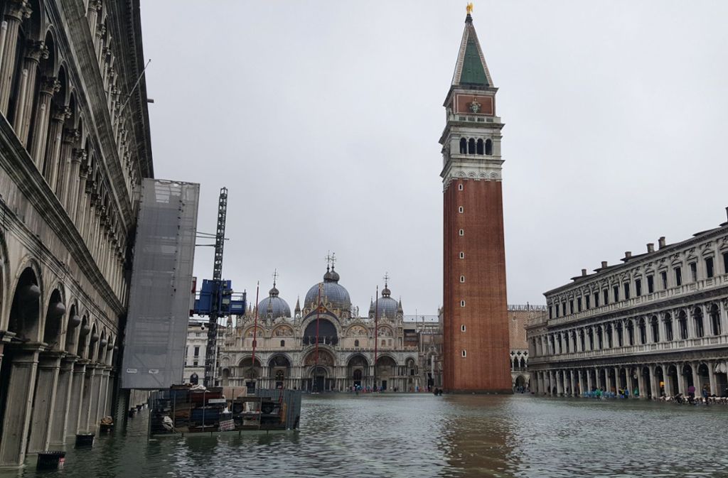 Insgesamt nahmen in Venedig die Fälle von „Acqua Alta“ in den vergangenen Jahren deutlich zu.