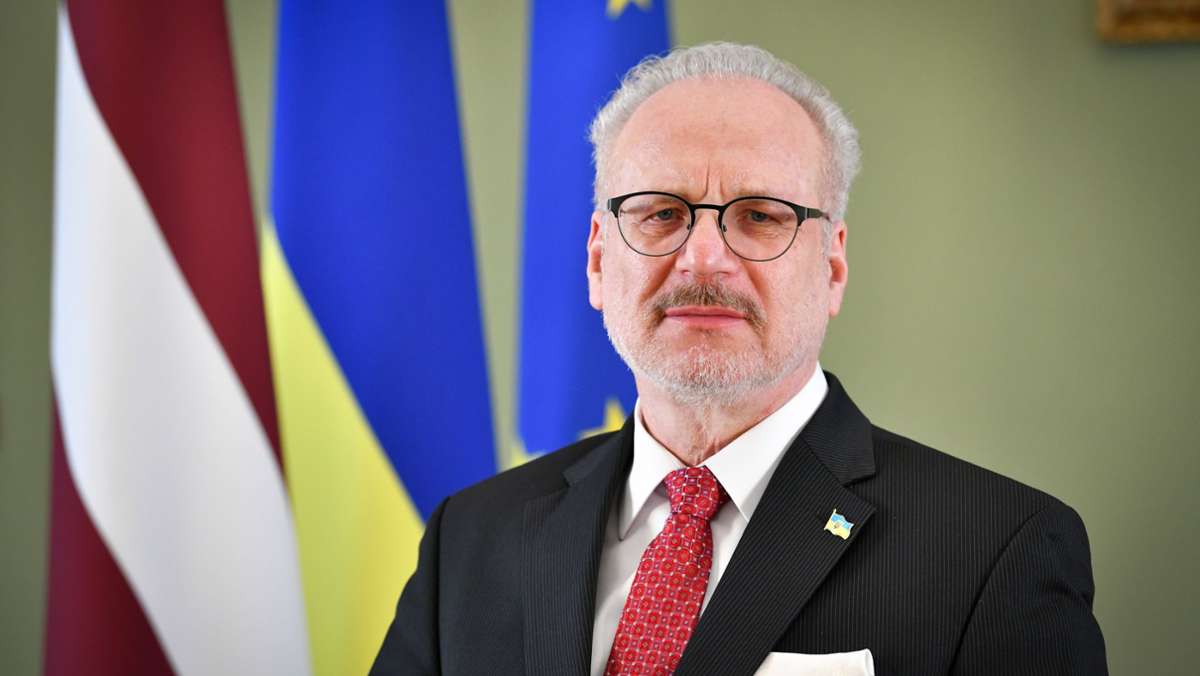 Lettlands Präsident Egils Levits: „Die Ukraine wird in Blut ertränkt“
