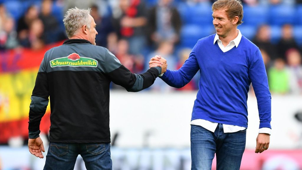 Badisches Bundesliga-Duell: Bühne frei für Streich gegen Nagelsmann