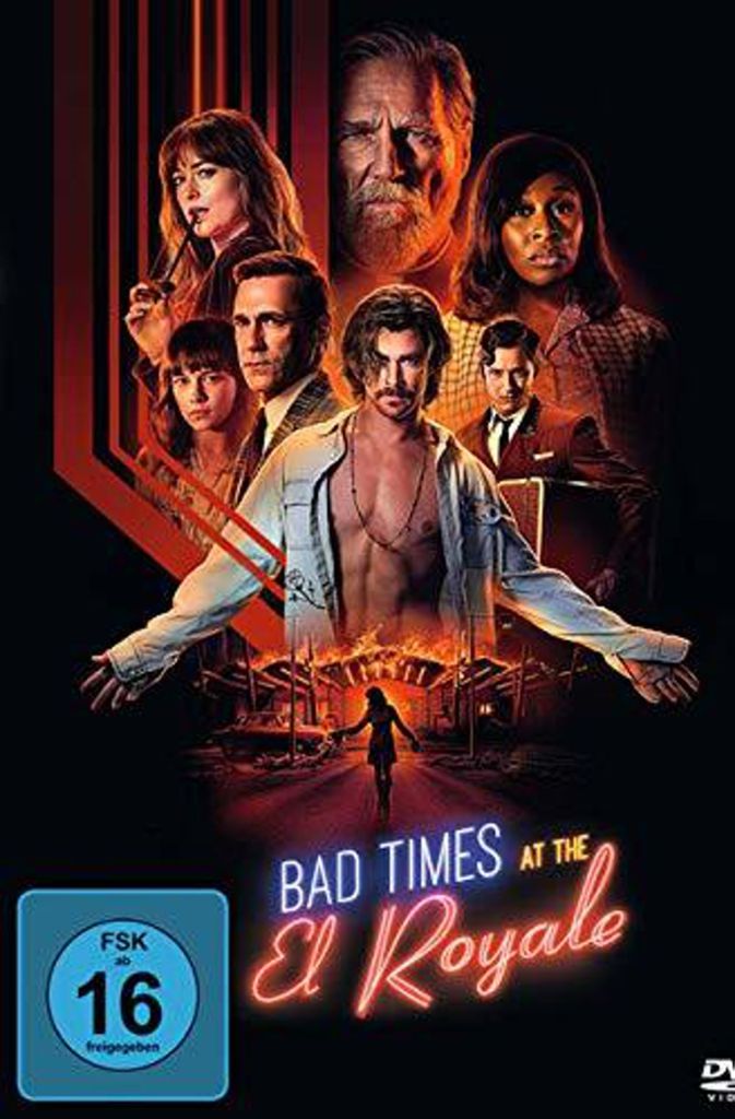 Voller Luxus: Bad Times at The El Royale. Regie: Drew Goddard. Fox DVD/Blu-ray. 142 Minuten. 8/10 Euro. Im Zentrum des bildgewaltigen Paranoia-Thrillers steht das Hauen und Stechen von sieben Fremden in einem verlassenen Hotel in den Swinging Sixties.(kah)